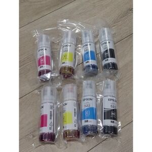 8 Genuine Epson 522 Ink Combo Pack for ET-2400 ET-2840-ET-4810-OEM-4PK